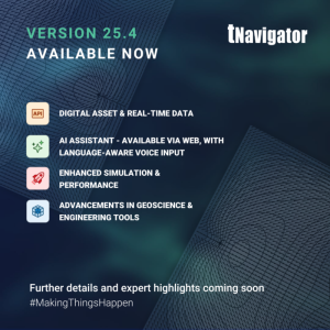 tNavigator 25.4 key updates